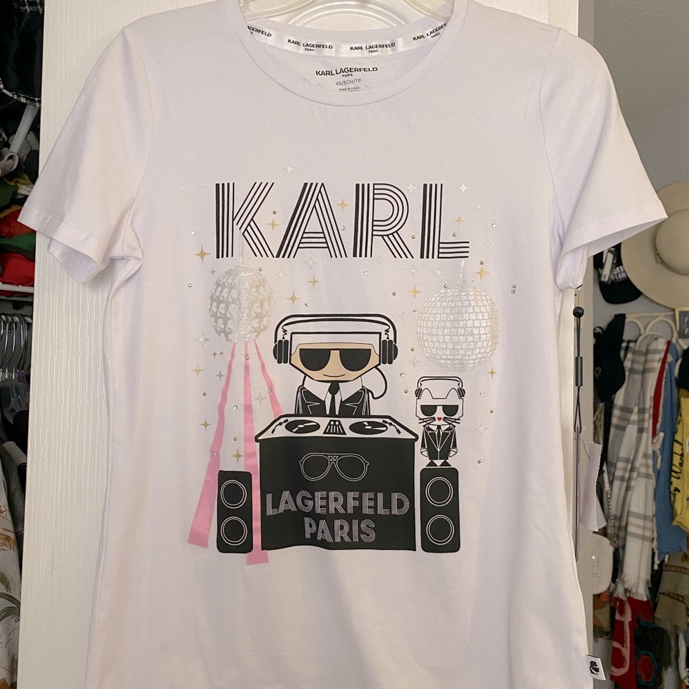 Brand new karl lagerfeld tshirt tee.